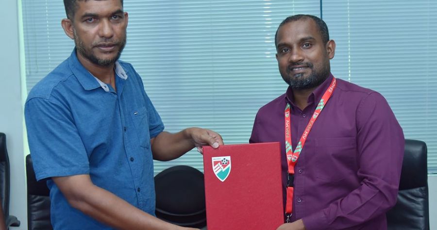 Mahibadhoo Sports Club and FAM agree for Atoll project