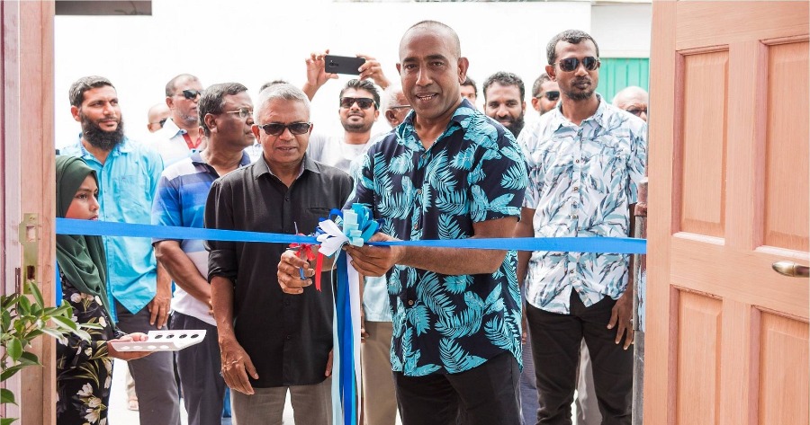 MAHIBADHOO SPORTS CLUB GYM OPENED AT MAHIBADHOO