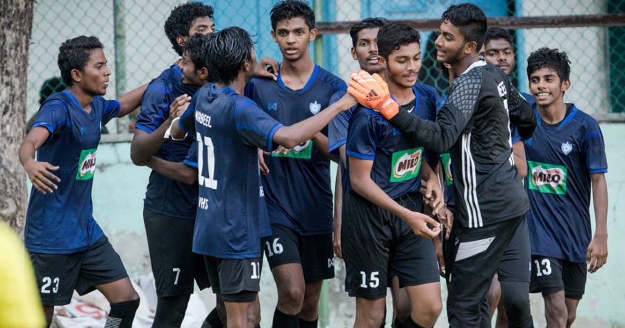 UNDER18: VILLA INTERNATIONAL HIGH SCHOOL WINS THE MATCH AGAINST B.ATOLL EDUCATION CENTER , EYDHAFUSHI