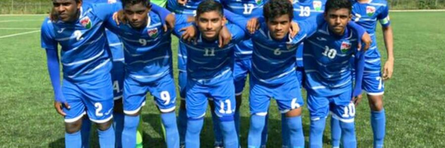 Maldives U16 national team wins against Sri Lanka